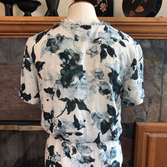 Raquel Allegra Floral Silk Maxi Dress Drawstring 1 - Picture 6 of 8